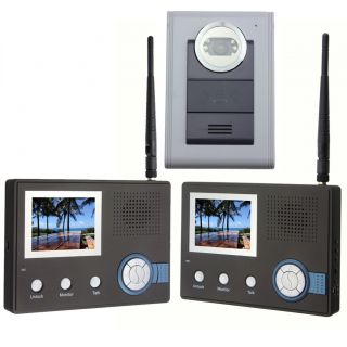  LCD 2.4G Wireless Video Intercom Camera Security Doorphone Doorbell
