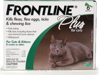 6 MONTH Frontline PLUS for Cats