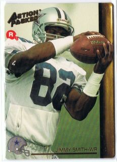 Jimmy Smith Dallas Cowboys 1992 Action Packed Rookie RC Card 30 L K