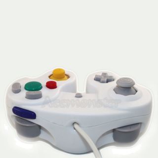 Lot2 Shock Wired Game Controller for Nintendo GameCube GC Wii White