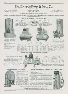 Dayton Pump 1940 Advertisement Plumbing Ad Water Pumps Systems Deep