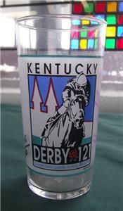 Signed 1995 Gary Stevens Jockeys Guild Kentucky Derby Glass 1495 1500