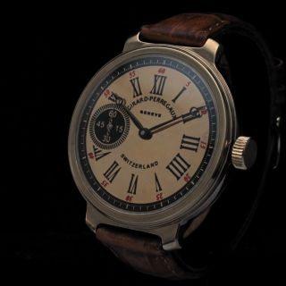 Mens STUNNING 1910s GIRARD PERREGAUX   GENEVE Vintage GOLD Watch