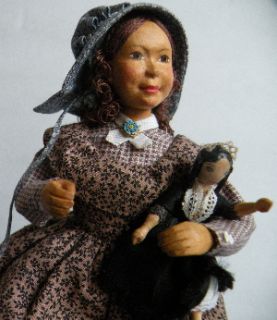 Niada Wood Artist Doll Frances Bringloe w Cert 