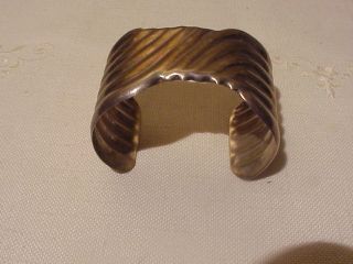 Vintage Taxco Mexican Sterling Silver Cuff Bracelet 925