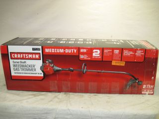 Craftsman WeedWacker Gas Trimmer 25cc 2 Cycle Curved Shaft 71102