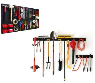 Hand Garden Tool Organizers Pegboard Garage Storage for Tools Crafts
