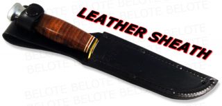 Ka Bar Knives Large Skinner Fixed Blade w Sheath 1237