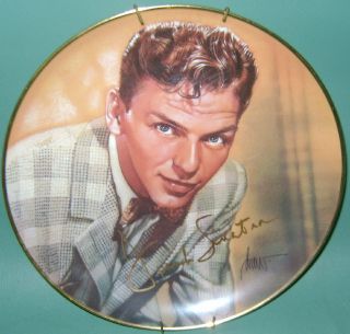 Frank Sinatra The Crooner Limited Edition Collectors Plate by The
