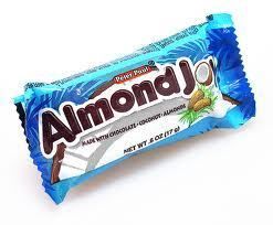 36 Almond Joy Fun Size Candy Bars Hersheys Chocolate Halloween Candy