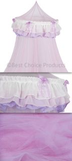 Bed Canopy Mosquito Netting Canopy Pink Princess Triple Bedding