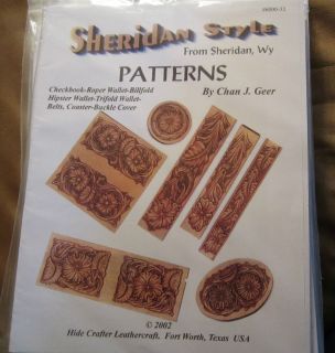  Style Patterns 6000 32 by Chan Geer Hide Crafter Leather Co