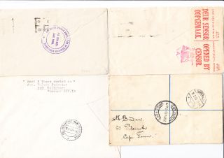 SOUTH AFRICA lot 7 covers incl. WWII POW cover