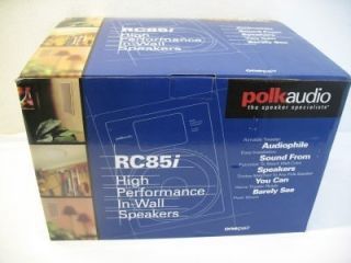 Polk Audio RC85I 8 2 Way in Wall Home Theater Speakers ✰brand New