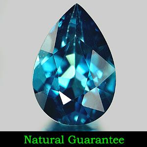 17 Ct Pear Shape Natural London Blue Topaz Gemstone Brazil