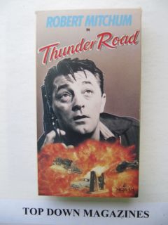Thunder Road VHS Movie Robert Mitchum Gene Barry Keely Smith