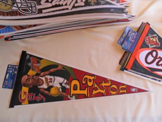  Gary Payton Seattle Sonic 29x12 Lots of Pennants Available Kemp