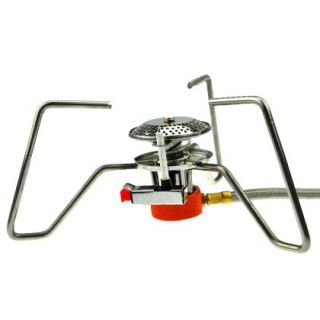  portable camping picnic steel stove cookout butane cook gas burner
