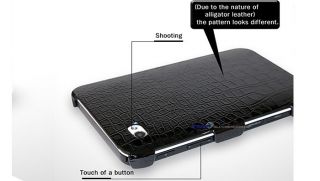 Samsung Galaxy Tab Crocodile Skin Cover Case 4 Colors