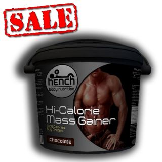 4kg 8 8lb Hench Mass Gainer Weight Gain Whey Protein Muscle Powder All
