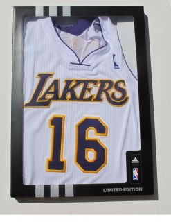 AUTHENTIC LOS ANGELES LAKERS PAU GASOL WHITE LIMITED EDITION JERSEY
