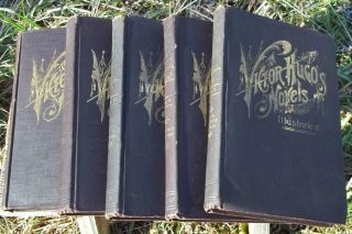 THE NOVELS OF VICTOR HUGO CIRCA 1890 FINELY ILLUSTRATED WOODCUTS ALL