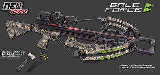 2012 Parker Gale Force Crossbow w Illuminated Scope New