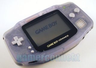 game boy advance clear console system new screen