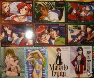 Desire Cs Ware Game Anime Trading Cards Lot of 40