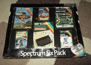 Sinclair ZX Spectrum Boxed Games Pack Spectrum Six Pack