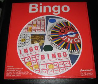BINGO Game NEW in Box Cards, Spinner, Markers, instruct