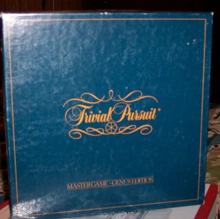 Trivial Pursuit Mastergame Genus Edition Complete Game