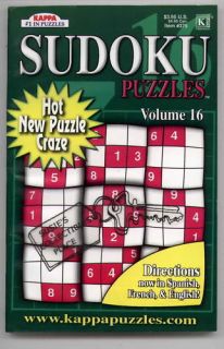 Sudoku Puzzles Volume 16 117 Games Kappa Books