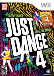  Just Dance 4 Bundle w Bonus Games Disney Mickey Black Eyed Peas