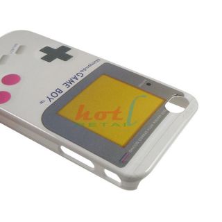 White Cute Game Boy Hard Plastic Back Case Cover Gameboy for Apple