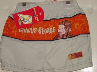 Infant Boys Curious George Swim Trunks 12 18 or 24Month