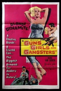 Guns Girls Gangsters CineMasterpieces Bad Girl Movie Poster Mamie Van