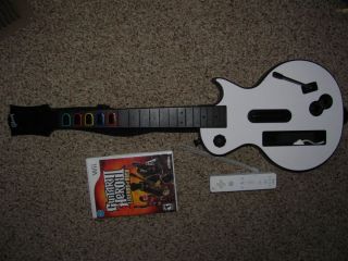 Guitar Hero Legends of Rock Game Guitar with Wii Controller