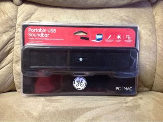 GE Portable USB Powered Soundbar Speaker 98930