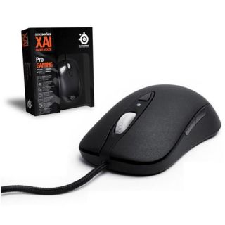  XAI Wired Laser USB Gaming Mouse PC Mac Steel Series 62012