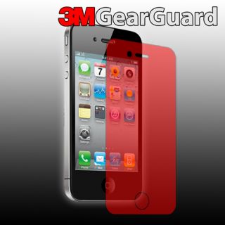 3M Gear Guard Invisible Screen Protector Shield for Apple iPhone 4S 4
