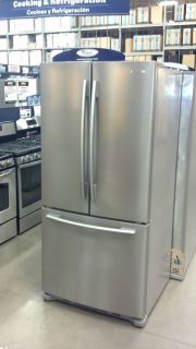  Samsung RF217ABPN 33 inch 20 Cu ft French Door Stainless Refrigerator
