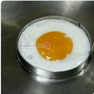 round shaped fried egg mold mould stainless steel