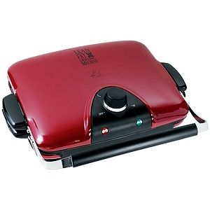 George Foreman Grp90wgr Red G5 Foreman Grill W/ 5 Interchangeable