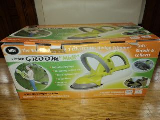 NIB Garden GROOM Midi Hedge Trimmer 3 in 1 collecting system.