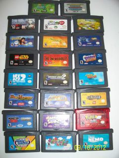 Lot of 22 Game Boy Advance Games
