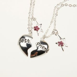  Friend Gift LOVE HEART Star Necklaces Girls Vintage Classic Necklace