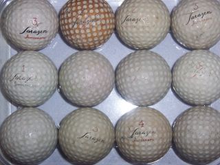 12 Gene Sarazen Lot Vintage Signature Logo Golf Balls 2