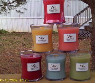 WoodWick 10 oz Candles in Various Fragrances New Scents