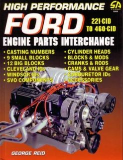  150 pages Big and Small Block Ford V 8 engines Author George Reid